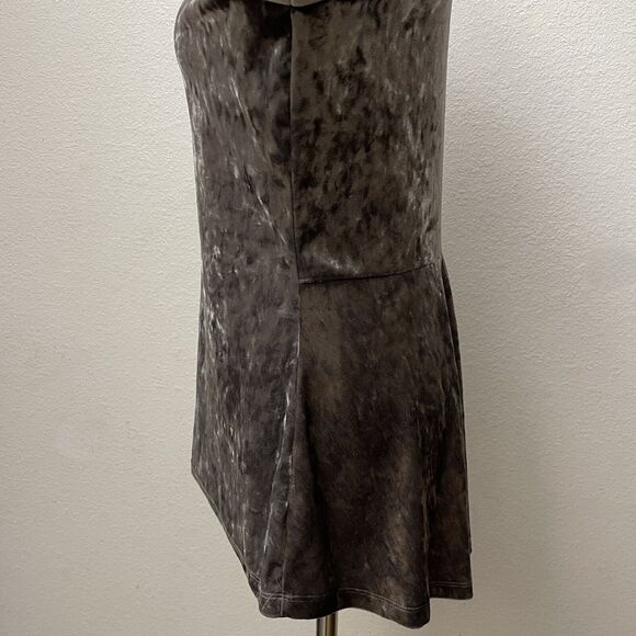 Isaac Mizrahi Live QVC Women's Mock Turtleneck Top Small Gray Long Sleeve - Picture 3 of 9